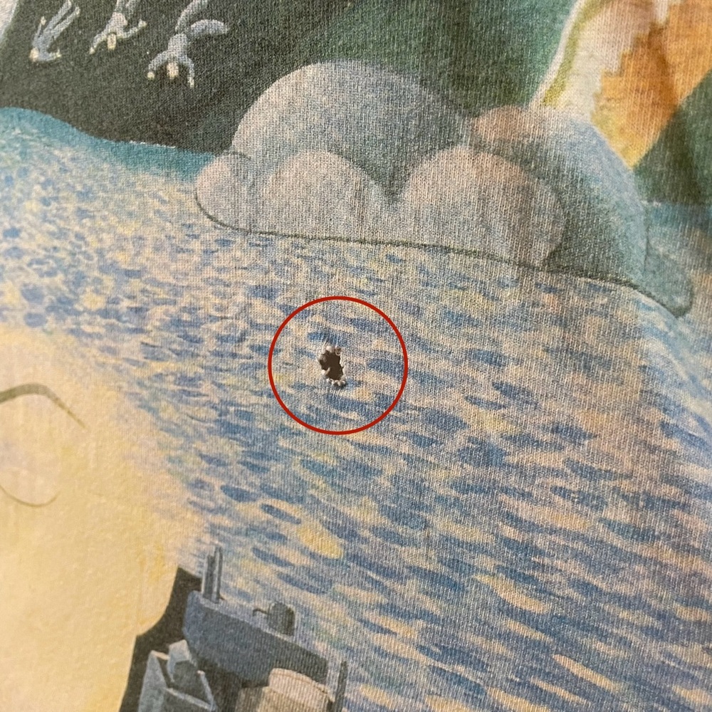 Billy Joel Men’s‎ Vintage 1993 River of Dreams Album AOP Art Camp Tee Shirt - Picture 5 of 8
